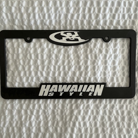 Hawaiian Style License Plate Cover